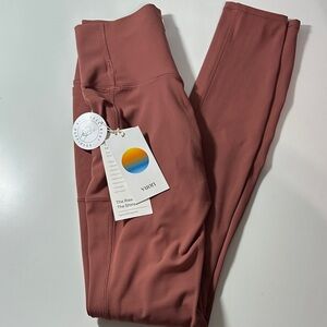 Vuori Women's Studio Pocket Legging - Long - Rosewood
